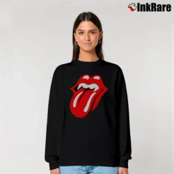 Women’s 1994 Rolling Stones Halloween Voodoo Lounge Tour Relaxed Sweatshirt in black | Soft, Laid-Back Vibe