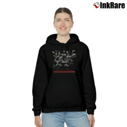 Women’s 1994 Rolling Stones Voodoo Lounge Tour for Rock Music Fans Cozy Hoodie in black | Warm, Structured, Stylish