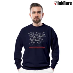 Men’s 1994 Rolling Stones Voodoo Lounge Tour for Rock Music Fans Crewneck Sweatshirt in navy | Cozy Fabric, Clean Style