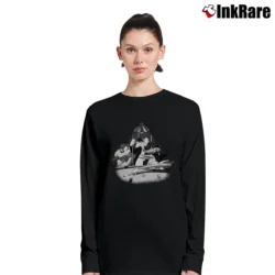 Women’s 1994 Taz Bugs Bunny Sylvester Billiards Looney Tunes Long-Sleeve Top in black | Sleek, Versatile, All-Season
