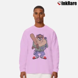 Men’s 1994 Taz New York Yankees MLB Looney Tunes Long-Sleeve Shirt in light pink | Sleek, Lightweight, Year-Round Wear