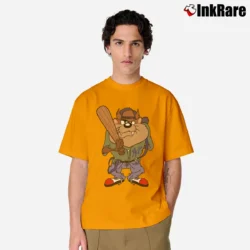 Men’s 1994 Taz New York Yankees MLB Looney Tunes Classic T-Shirt in orange | Soft, Breathable Everyday Wear