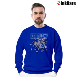Men’s 1994 University Of Kentucky Looney Tunes Sweatshirt Crewneck Sweatshirt in royal blue | Cozy Fabric, Clean Style