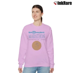 Women’s 1994 Walt Disney World Marathon Mickey Mouse Relaxed Sweatshirt in light pink | Soft, Laid-Back Vibe
