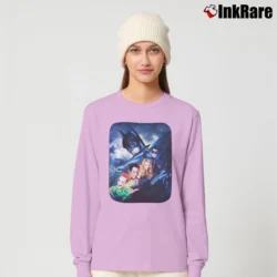 Women’s 1995 Batman Forever Movie Poster Promo Long-Sleeve Top in light pink | Sleek, Versatile, All-Season