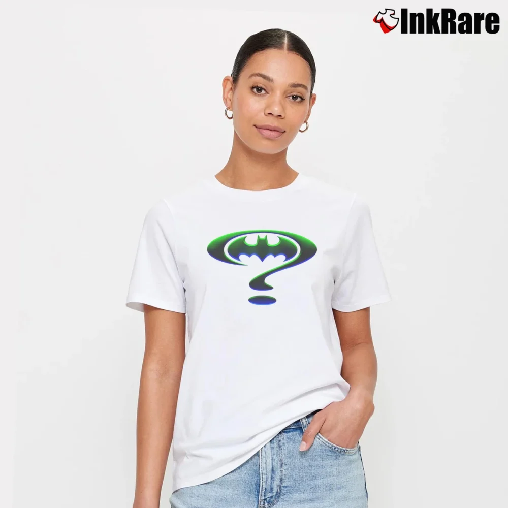 Women’s 1995 Batman Forever Movie Signature T-Shirt in white | Soft, Flattering Fit