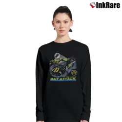 Women’s 1995 Batman Forever NASCAR Bat Attack Racing Long-Sleeve Top in black | Sleek, Versatile, All-Season