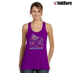 Women’s 1995 Batman Forever NASCAR Bat Attack Racing Tank Top in purple | Lightweight, Movement-Friendly