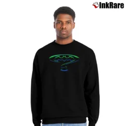Men’s 1995 Batman Forever Crewneck Sweatshirt in black | Cozy Fabric, Clean Style