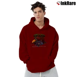 Men’s 1995 Batman Forever Vintage Movie Pullover Hoodie in maroon | Cozy, Durable, Modern Fit