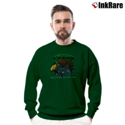 Men’s 1995 Batman Forever Vintage Movie Crewneck Sweatshirt in forest green | Cozy Fabric, Clean Style