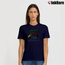 Women’s 1995 Batman Forever Vintage Movie Signature T-Shirt in navy | Soft, Flattering Fit