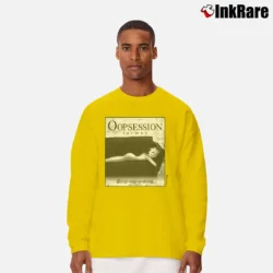 Men’s 1995 Betty Boop Oopsession Cologne Graphic Long-Sleeve Shirt in yellow | Sleek, Lightweight, Year-Round Wear
