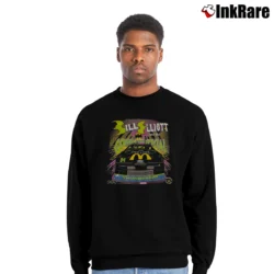 Men’s 1995 Bill Elliott Batman McDonald's NASCAR Crewneck Sweatshirt in black | Cozy Fabric, Clean Style