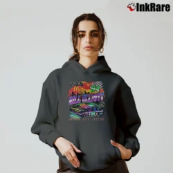 Women’s 1995 Bill Elliott NASCAR Batman Forever Graphic Cozy Hoodie in charcoal | Warm, Structured, Stylish