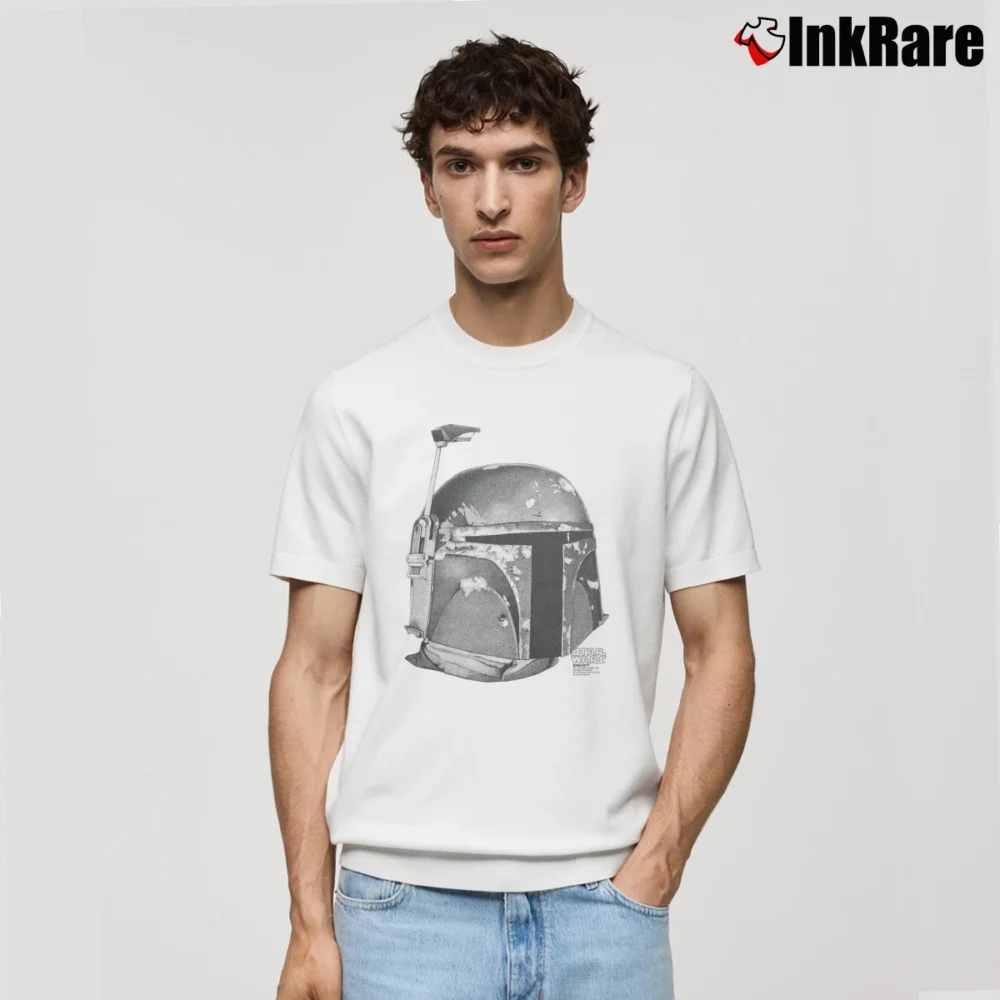 Men’s 1995 Boba Fett Star Wars Changes Mandalorian Classic T-Shirt in white | Soft, Breathable Everyday Wear