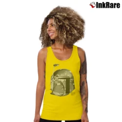 Women’s 1995 Boba Fett Star Wars Changes Mandalorian Tank Top in yellow | Lightweight, Movement-Friendly