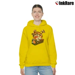 Women’s 1995 Cleveland Browns Taz Looney Tunes Cozy Hoodie in yellow | Warm, Structured, Stylish