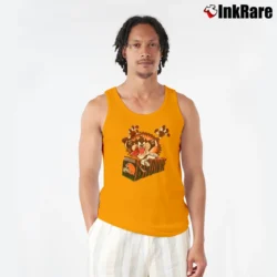 Men’s 1995 Cleveland Browns Taz Looney Tunes Tank Top in orange | Breathable, Active-Friendly Design