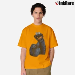 Men’s 1995 Cookie Monster Dragonball Star Wars Crossover Classic T-Shirt in orange | Soft, Breathable Everyday Wear