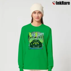 Women’s 1995 NASCAR Batman Bill Elliott Long-Sleeve Top in irish green | Sleek, Versatile, All-Season