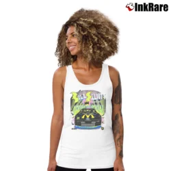 Women’s 1995 NASCAR Batman Bill Elliott Tank Top in white | Lightweight, Movement-Friendly