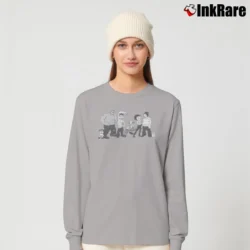 Women’s 1995 Popeye And Betty Boop Cartoon Graphic Long-Sleeve Top in sport grey | Sleek, Versatile, All-Season