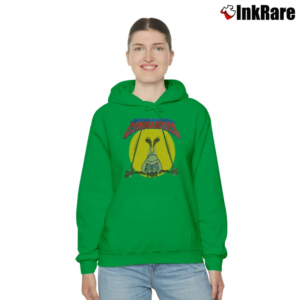 Women’s 1995 Taz Tasmanian Devil Looney Tunes Cozy Hoodie in irish green | Warm, Structured, Stylish