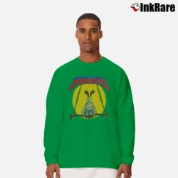 Men’s 1995 Taz Tasmanian Devil Looney Tunes Long-Sleeve Shirt in irish green | Sleek, Lightweight, Year-Round Wear