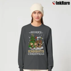 Women’s 1995 UCF Knights Merry Christmas Snoopy Ugly Long-Sleeve Top in charcoal | Sleek, Versatile, All-Season