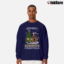 Men’s 1995 UCF Knights Merry Christmas Snoopy Ugly Long-Sleeve Shirt in navy | Sleek, Lightweight, Year-Round Wear