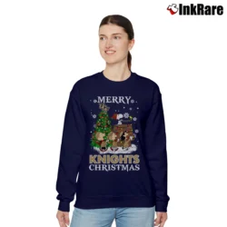 Women’s 1995 UCF Knights Merry Christmas Snoopy Ugly Relaxed Sweatshirt in navy | Soft, Laid-Back Vibe