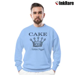 Men’s 1996 Cake Fashion Nugget Band Crewneck Sweatshirt in light blue | Cozy Fabric, Clean Style