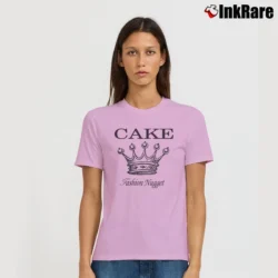 Women’s 1996 Cake Fashion Nugget Band Signature T-Shirt in light pink | Soft, Flattering Fit