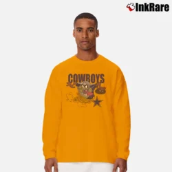 Men’s 1996 Dallas Cowboys Looney Tunes Tasmanian Devil Long-Sleeve Shirt in orange | Sleek, Lightweight, Year-Round Wear