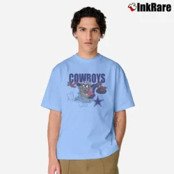 Men’s 1996 Dallas Cowboys Looney Tunes Tasmanian Devil Classic T-Shirt in light blue | Soft, Breathable Everyday Wear