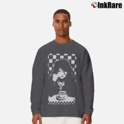 Men’s 1996 Death Sandman DC Marvel Neil Gaiman Long-Sleeve Shirt in charcoal | Sleek, Lightweight, Year-Round Wear