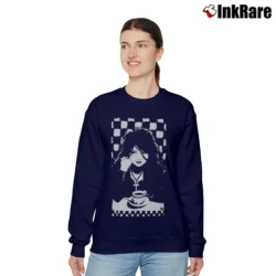 Women’s 1996 Death Sandman DC Marvel Neil Gaiman Relaxed Sweatshirt in navy | Soft, Laid-Back Vibe