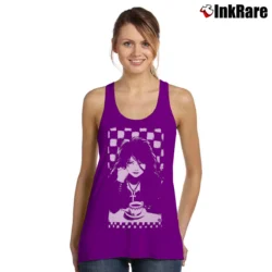 Women’s 1996 Death Sandman DC Marvel Neil Gaiman Tank Top in purple | Lightweight, Movement-Friendly