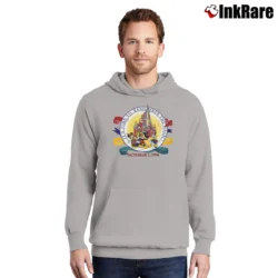 Men’s 1996 Disney Anniversary Mickey Mouse Pullover Hoodie in sport grey | Cozy, Durable, Modern Fit