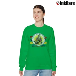 Women’s 1996 Disney Anniversary Mickey Mouse Relaxed Sweatshirt in irish green | Soft, Laid-Back Vibe