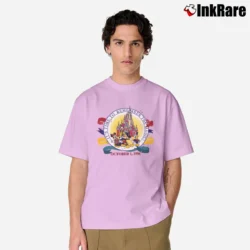 Men’s 1996 Disney Anniversary Mickey Mouse Classic T-Shirt in light pink | Soft, Breathable Everyday Wear