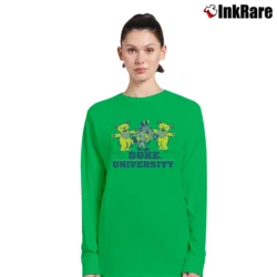 Women’s 1996 Grateful Dead Duke University Vintage College Rock Long-Sleeve Top in irish green | Sleek, Versatile, All-Season