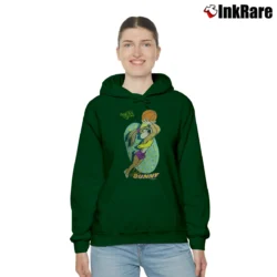 Women’s 1996 Lola Bunny Space Jam Looney Tunes Cozy Hoodie in forest green | Warm, Structured, Stylish