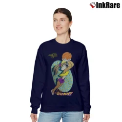 Women’s 1996 Lola Bunny Space Jam Looney Tunes Relaxed Sweatshirt in navy | Soft, Laid-Back Vibe