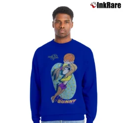 Men’s 1996 Lola Bunny Space Jam Looney Tunes Crewneck Sweatshirt in royal blue | Cozy Fabric, Clean Style