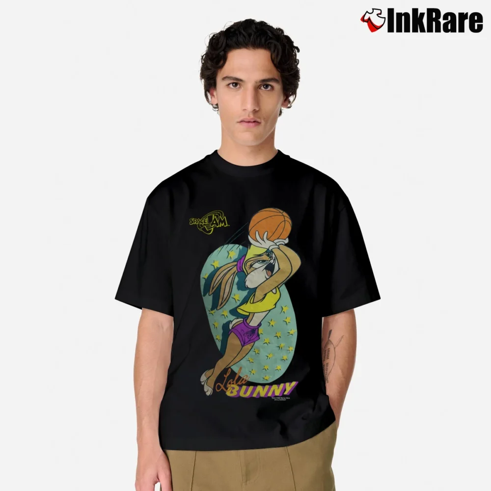 Men’s 1996 Lola Bunny Space Jam Looney Tunes Classic T-Shirt in black | Soft, Breathable Everyday Wear