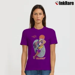 Women’s 1996 Lola Bunny Space Jam Looney Tunes Signature T-Shirt in purple | Soft, Flattering Fit
