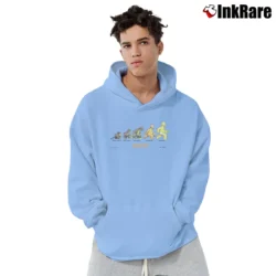 Men’s 1996 The Simpsons Homersapien Cartoon Character Classic Pullover Hoodie in light blue | Cozy, Durable, Modern Fit