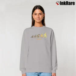 Women’s 1996 The Simpsons Homersapien Cartoon Character Classic Relaxed Sweatshirt in sport grey | Soft, Laid-Back Vibe